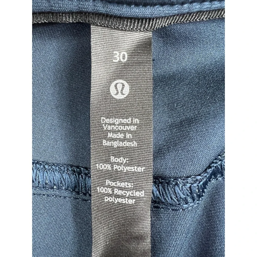 Lululemon ABC Slim Pants Men's 30x32 Blue Warpstreme Performance LM5971S